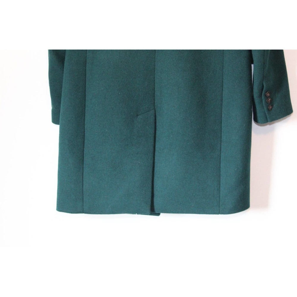 J. Crew Long Wool Blend Topcoat Dark Green E6228 Women's Size 6 H14099 - Picture 10 of 11